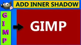 Gimp : how to add inner shadow in gimp