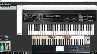 Roland D-50 VST / Bank 1 / Clean Studio Sound / Reaper 5 / OBS Studio / Logitech c920 / Part 1