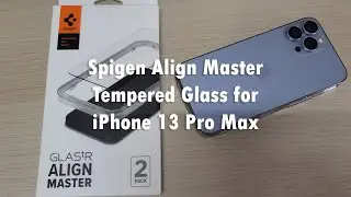 Spigen Align Master Tempered Glass for iPhone 13 Pro Max Hands-On & Applying!