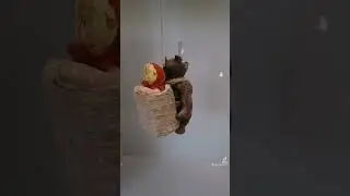 Ватная игрушка машенька и медведь