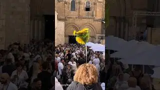 The Holy Fire has descended in the Church of the Holy Sepulchre in Jerusalem,Israel 2024