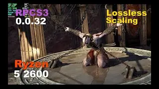 RPCS3 0.0.32 ( PS3 Emulator With Lossless Scaling ) - God of War Ascension - Gameplay #2