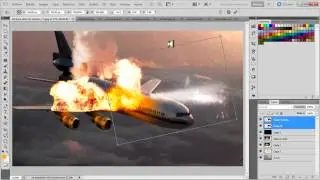 Adobe photoshop cs5// Speed plane under attack
