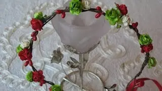 DIY head wreath. How to make a wire wreath – master class.