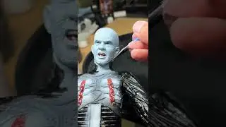 Working on my Screamin’ Pinhead vinyl model from #hellraiser. #scalemodel #clivebarker