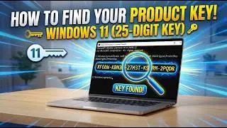 How To Find Windows 11 Product Key | View Activation Key Safely (Step-by-Step Guide 2026)