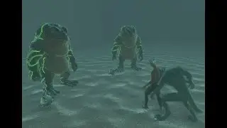 Log 470-474. Frog Warden Showcase v2 x2 (Human/Wolf Combat)