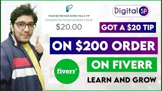 $200 Fiverr Project Status | Got A $20 Tip | Live Landing Page Project 2022 | Digital SP