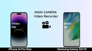 iPhone 14 Pro Max vs Samsung Galaxy S21 FE Hands On Comparison