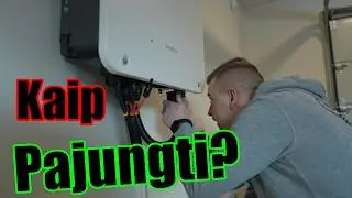 Kaip pajungti ir sukonfiguruoti HIBRIDINĮ saulės inverterį?