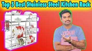 ✅ Top 5 Best Stainless Kitchen Shelf In India 2023 With Price | Storage Racks Review & Comparison