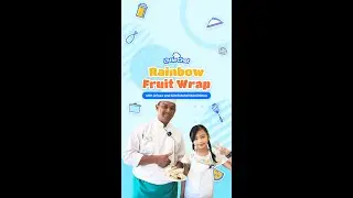 Little Chef | Episode 1 | Rainbow Fruit Wrap