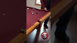 How to get around obstructed ball off the rail  #8ballpool #billiardsroom #pool #snooker