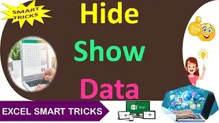 Quick Tricks to Hide and Show Data in Excel - Urdu / Hindi
