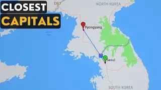 The World's Closest Capital Cities