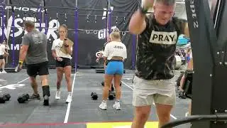 monster games 2024 Kegan and Taylor ski/devil clean/ rope climb.