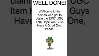 Pause To WIN A FREE Roblox UGC Item!
