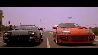 The Fast and Furious - Toyota Supra vs Ferrari - 1080p