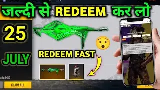 Green Poker MP40 Redeem Code|25 July Latest FF Redeem Code|Redeem Code Today|New Redeem Code Today|