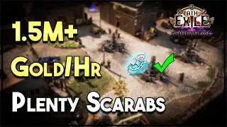 Farm Tons of Gold and Div Cards with Plenty Scarabs - PoE 1 3.27 - Keepers of the Flame
