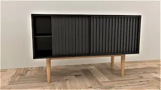 How to create Dining Sideboard in SketchUp