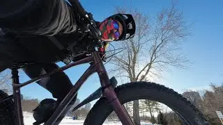 Riding Thin Ice Danger - Fat biking the Don Valley  \/ Stupid or what?  