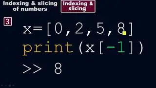 How to find the Negative index of a number in a list? - Indexing & Slicing - Python by 