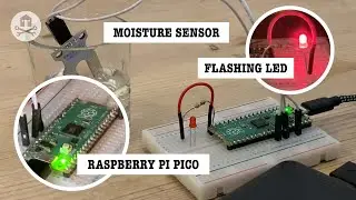 Simple Raspberry Pi Pico soil moisture monitor using Micropython