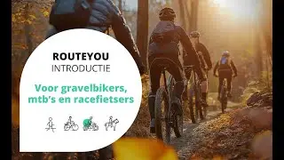 RouteYou voor sportieve fietsers: racen, gravelen en mountainbiken