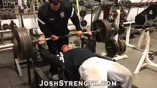Ed Brown, Bodybuilder 530 Bench Press