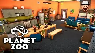 Novo Centro de Serviços Semi-Subterrâneo | Planet Zoo #07 | Gameplay pt br