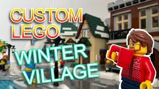 Custom LEGO Winter Village Diorama