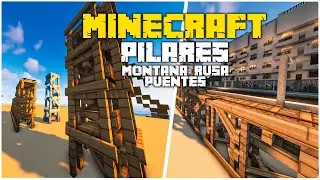 MOD DE PLATAFORMAS PARA TUS PUENTES O MONTAÑA RUSA EN MINECRAFT