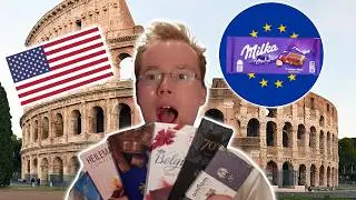 AMERICANS TRY EUROPEAN CHOCOLATES