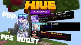 Best Sky Wars PvP Texture Pack | The hive | MCBE/MCPE (FPS BOOST)