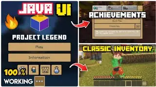 How to get ''Classic inventory'' in Crafting and Building with legend UI || Java UI || CAB