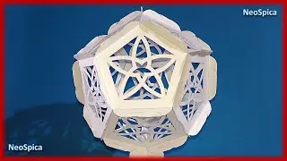 Dodecahedron Modular Lamp Rounded Flap