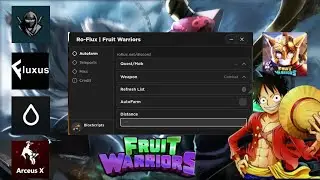 [RELEASE] FRUIT WARRIORS SCRIPT | New Fruit Warriors Script Auto Farm Auto Get Fruit | Mobile And Pc