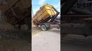 penampakan truk sampah 