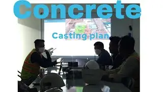 How manage concrete casting plan ?