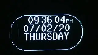 Clock on arduino & OLED SSD1309