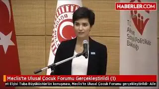 Tuba Büyüküstün at 16th national forum of Children's rights (1)