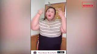 SSBBW lady Dancing | bbw girl | ssbbw big booty dance | cute big girl | ssbbw big booty