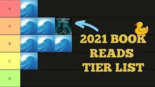 2021 Book Reads Tier List (Part 1)