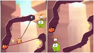 PLAY FUN GAME FOR KID OM NOM CUT THE ROPE  PART 2 | Android IOS All Level