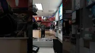 Spun slurpee thief