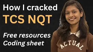 TCS NQT 2026 Preparation Strategy | My TCS Journey | Complete Guide