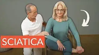 Sciatica pain. Test this exercise, no tools needed