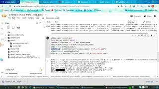 Remove background music from video with python . No need to write code