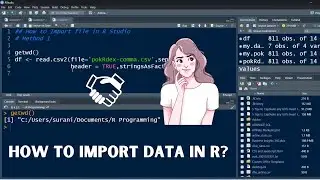 How to Import any file in R Studio | End to End Tutorial for R Programming 